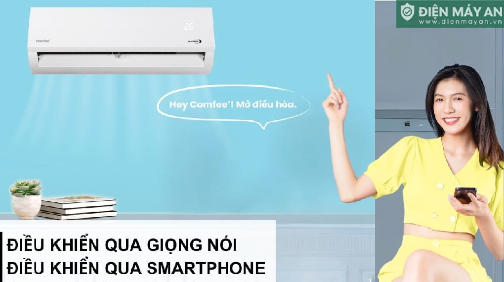 Điều Hòa Comfee Inverter 12500 BTU 2 Chiều CFS-13VHAFF